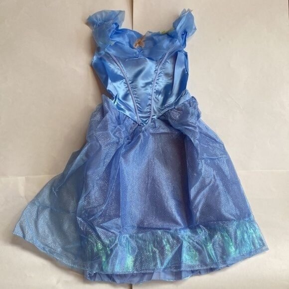 Disney’s Cinderella Short Dress Blue Princess Dress Girls NWT Costume - Picture 4 of 11